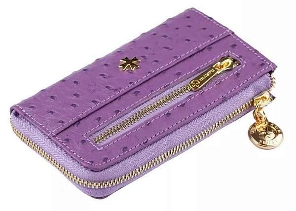 Ключница из натуральной кожи Vasheron, Артикул: 9278-N.Ostrich Lilac фото №1