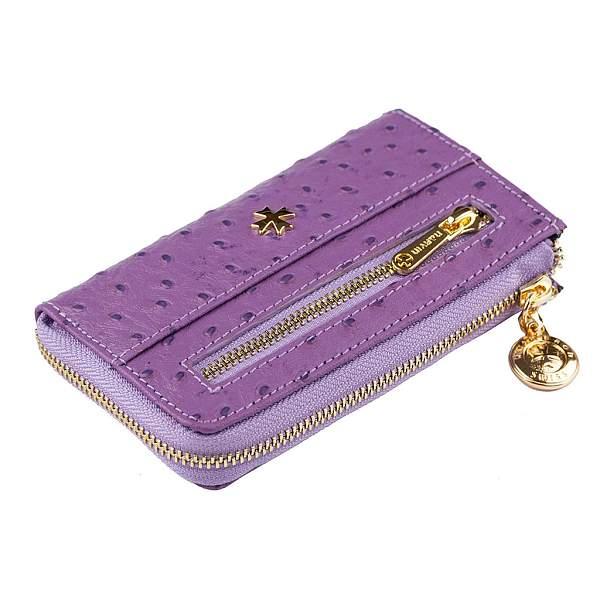 Ключница из натуральной кожи Vasheron, Артикул: 9278-N.Ostrich Lilac фото №1