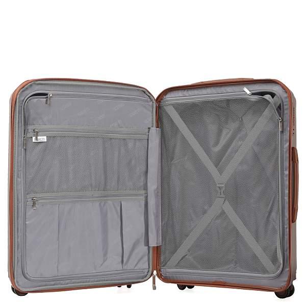 EN1010-24-3 FABRETTI Чемодан 4-х колесный 100% полипропилен Fabretti, Артикул: EN1010-24-3 фото №1