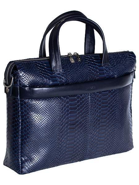 Портфель-сумка Narvin Vasheron, Артикул: 9741-N.Anaconda D.Blue фото №1