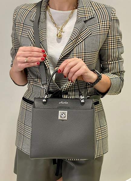 Сумка Narvin 9805-Polo Grey Vasheron, Артикул: 9805-Polo Grey фото №1