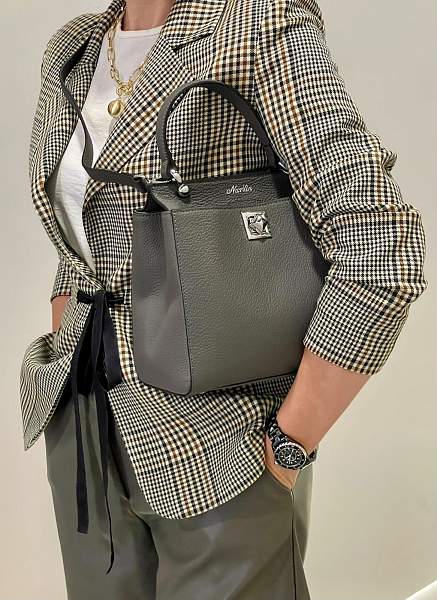 Сумка Narvin 9805-Polo Grey Vasheron, Артикул: 9805-Polo Grey фото №1