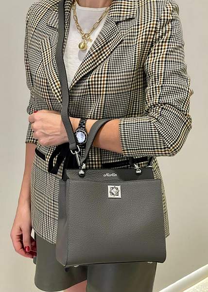 Сумка Narvin 9805-Polo Grey Vasheron, Артикул: 9805-Polo Grey фото №1