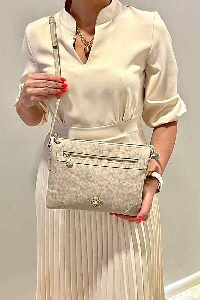 Сумка клатч Narvin 9809-Powder Linen Vasheron, Артикул: 9809-Powder Linen фото №1