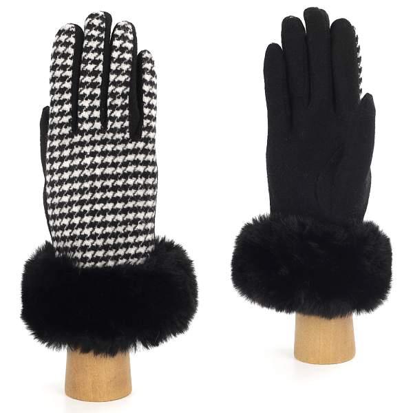 JRF2-1 FABRETTI Перчатки жен. 100%полиэстер, 85%шерсть/15%эластан Fabretti, Артикул: JRF2-1 фото №1