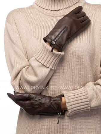 перчатки женские 100% ш is942 d.brown is942 Eleganzza
