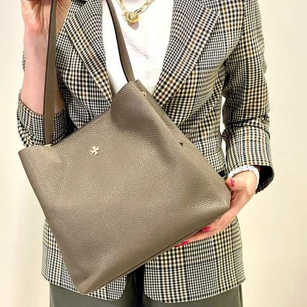 Сумка женская из натуральной кожи Vasheron, Артикул: 9913-N.Polo Sand фото №1