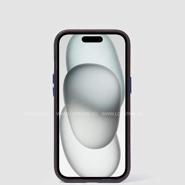 Кожаный чехол для iPhone®15 6,1'' Piquadro, Артикул: AC6437B2/MO фото №1