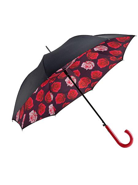 L754-4427 FloatingRoses (Красные розы) Зонт женский трость Fulton Fulton, Артикул: L754-4427 FloatingRoses фото №1