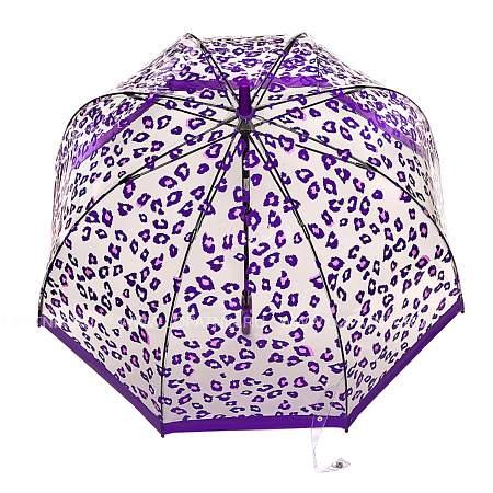 l042-4426 purpleleopard (фиолетовый леопард) зонт женский трость fulton Fulton