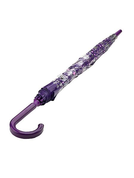 L042-4426 PurpleLeopard (Фиолетовый леопард) Зонт женский трость Fulton Fulton, Артикул: L042-4426 PurpleLeopard фото №1