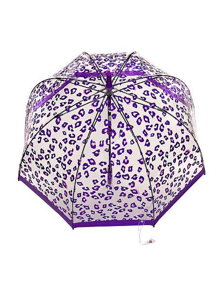 L042-4426 PurpleLeopard (Фиолетовый леопард) Зонт женский трость Fulton Fulton, Артикул: L042-4426 PurpleLeopard фото №1