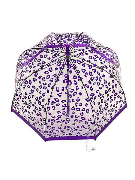 L042-4426 PurpleLeopard (Фиолетовый леопард) Зонт женский трость Fulton Fulton, Артикул: L042-4426 PurpleLeopard фото №1