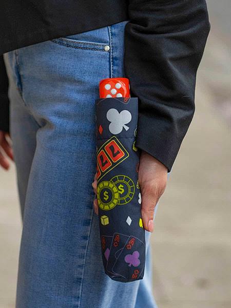 L926-4397 TrippyCasino (Казино) Зонт женский механика Fulton Fulton, Артикул: L926-4397 TrippyCasino фото №1