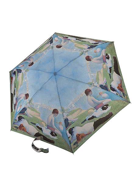 L794-4387 SeuratBathersatAsnieres (Купальщики в Аньере,Ж.Сёра) Зонт женский механика Fulton Fulton, Артикул: L794-4387 SeuratBathersatAsnieres фото №1