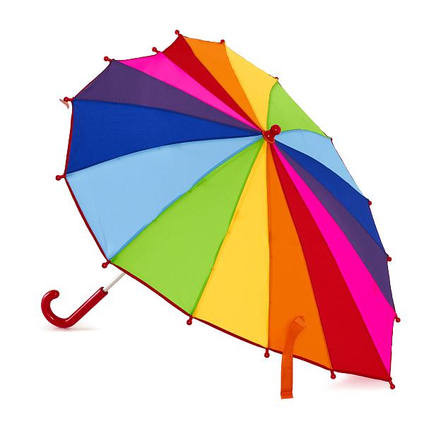 C932-4315 RainbowHeart (Радуга) Зонт женский трость Fulton Fulton, Артикул: C932-4315 RainbowHeart фото №1