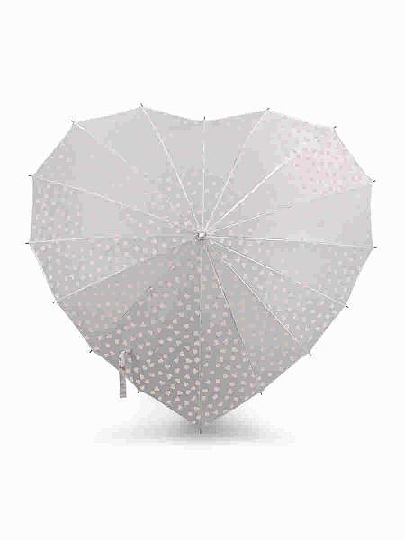 L909-4383 RedHearts (Красные сердечки) Зонт женский трость Fulton Fulton, Артикул: L909-4383 RedHearts фото №1