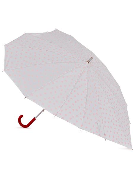 L909-4383 RedHearts (Красные сердечки) Зонт женский трость Fulton Fulton, Артикул: L909-4383 RedHearts фото №1