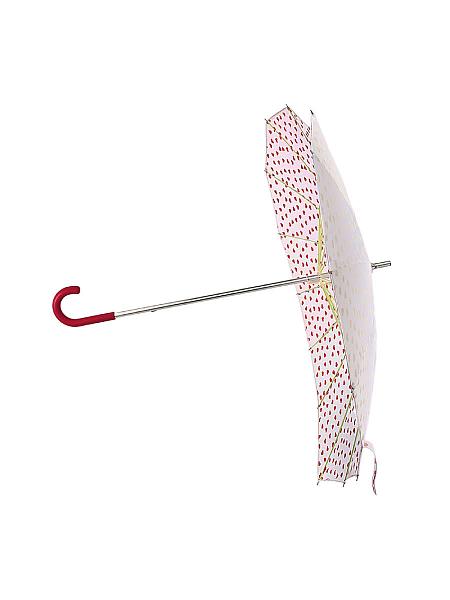 L909-4383 RedHearts (Красные сердечки) Зонт женский трость Fulton Fulton, Артикул: L909-4383 RedHearts фото №1