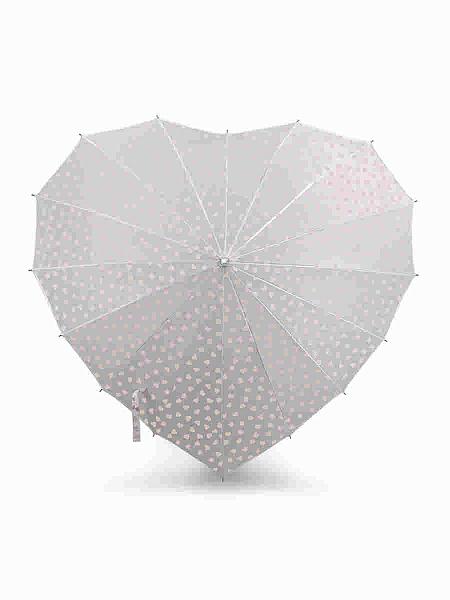 L909-4383 RedHearts (Красные сердечки) Зонт женский трость Fulton Fulton, Артикул: L909-4383 RedHearts фото №1