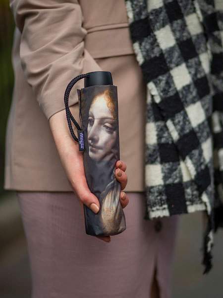 L849-4434 AngelfromTheVirginOfTheRock (Мадонна в скалах,Л.Винчи) Зонт женский механика Fulton Fulton, Артикул: L849-4434 AngelfromTheVirginOfTheRock фото №1