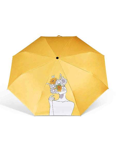 L884-4296 Sunflowers (Подсолнухи,В.Гог) Зонт женский механика Fulton Fulton, Артикул: L884-4296 Sunflowers фото №1