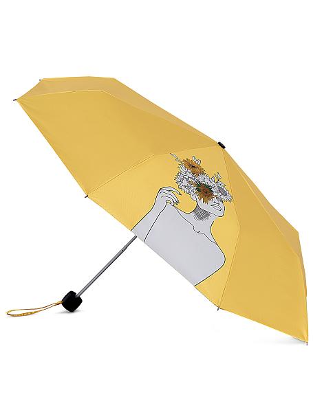 L884-4296 Sunflowers (Подсолнухи,В.Гог) Зонт женский механика Fulton Fulton, Артикул: L884-4296 Sunflowers фото №1