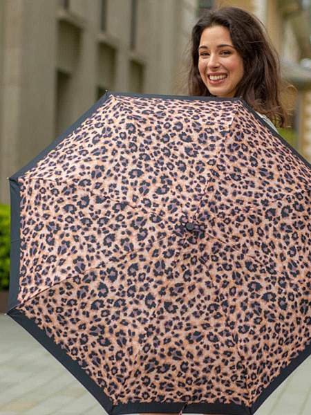 L354-4421 PaintedLeopard (Раскрашенный леопард) Зонт женский механика Fulton Fulton, Артикул: L354-4421 PaintedLeopard фото №1