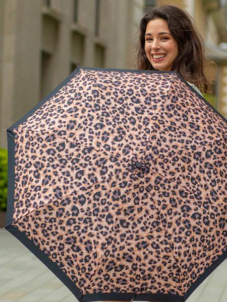 L354-4421 PaintedLeopard (Раскрашенный леопард) Зонт женский механика Fulton Fulton, Артикул: L354-4421 PaintedLeopard фото №1