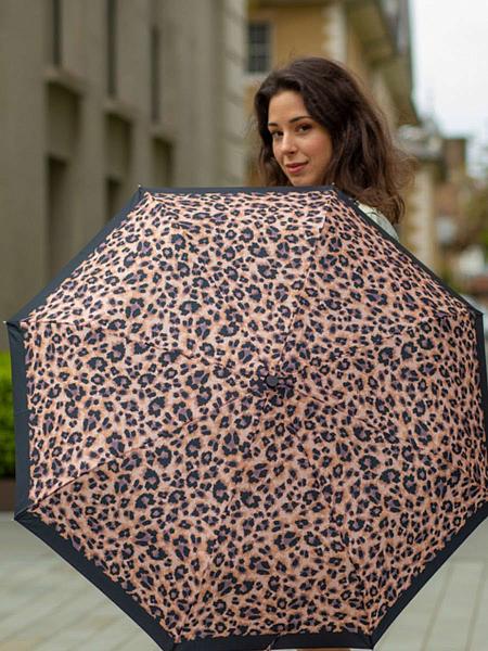 L354-4421 PaintedLeopard (Раскрашенный леопард) Зонт женский механика Fulton Fulton, Артикул: L354-4421 PaintedLeopard фото №1