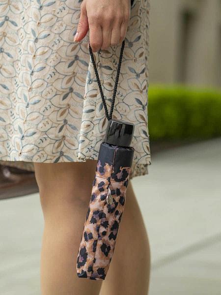 L354-4421 PaintedLeopard (Раскрашенный леопард) Зонт женский механика Fulton Fulton, Артикул: L354-4421 PaintedLeopard фото №1