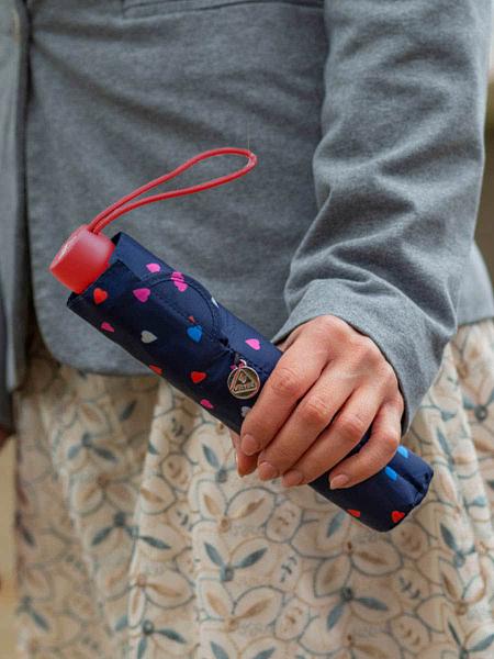 L553-4422 DitsyHearts (Сердца цветные) Зонт женский механика Fulton Fulton, Артикул: L553-4422 DitsyHearts фото №1