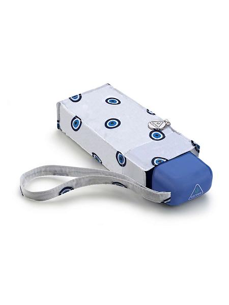 L501-4372 EvilEye (Горошек на белом) Зонт женский механика Fulton Fulton, Артикул: L501-4372 EvilEye фото №1