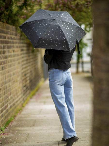 L501-4409 GlitterStarsblack (Блестящие звезды) Зонт женский механика Fulton Fulton, Артикул: L501-4409 GlitterStarsblack фото №1