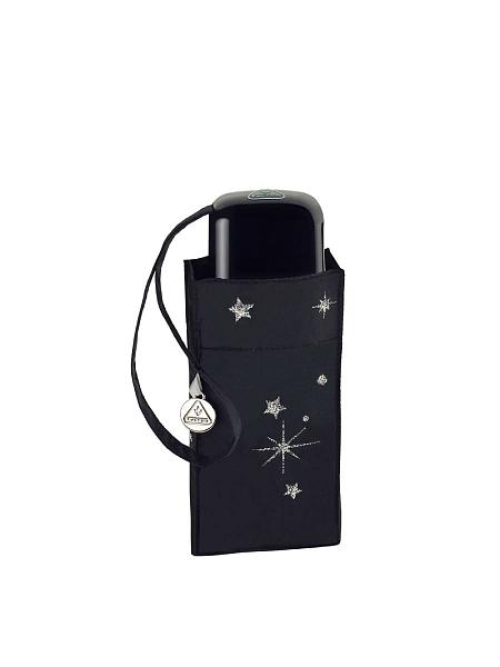 L501-4409 GlitterStarsblack (Блестящие звезды) Зонт женский механика Fulton Fulton, Артикул: L501-4409 GlitterStarsblack фото №1
