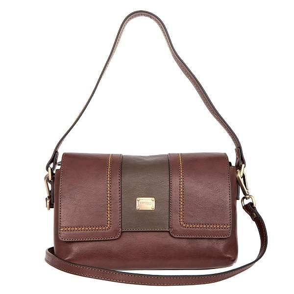 Сумка коричнево-зеленый Gianni Conti 9433235 dark brown-green Gianni Conti, Артикул: 9433235 dark brown-green фото №1