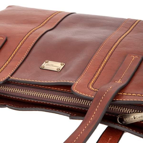 Сумка коричневый Gianni Conti 9433220 Tan-Dark Brown Gianni Conti, Артикул: 9433220 tan-dark brown фото №1