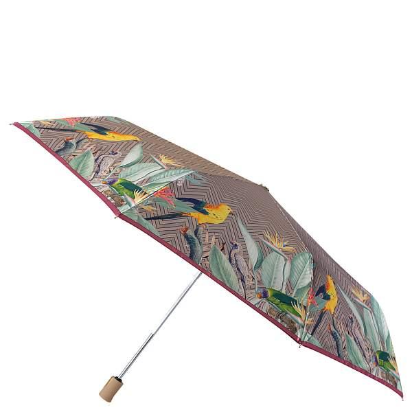 L-20111-2 Зонт жен. Fabretti, облегченный суперавтомат, 3 сложения,cатин Fabretti, Артикул: L-20111-2 фото №1