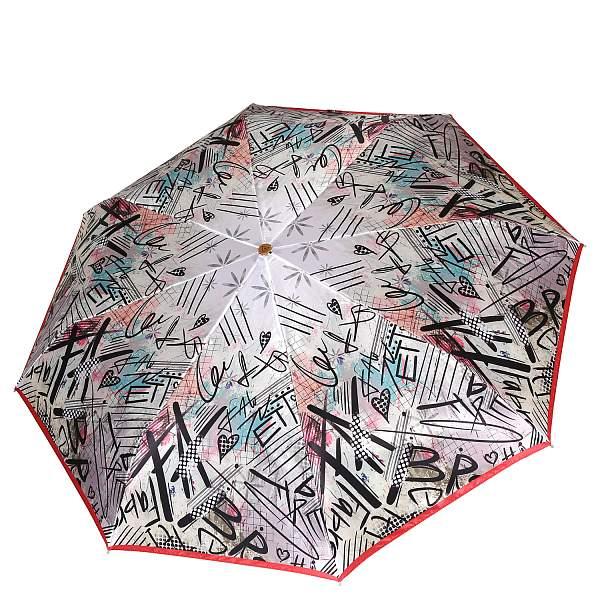 L-20194-4 Зонт жен. Fabretti, облегченный суперавтомат, 3 сложения,сатин Fabretti, Артикул: L-20194-4 фото №1