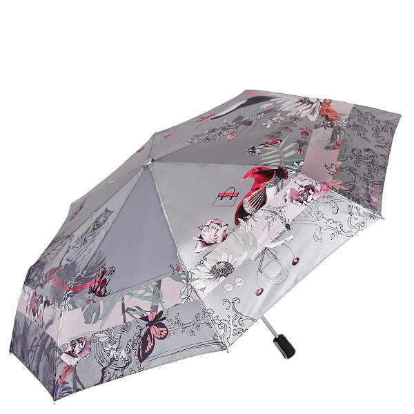 L-20223-3 Зонт жен. Fabretti, облегченный суперавтомат, 3 сложения,сатин Fabretti, Артикул: L-20223-3 фото №1