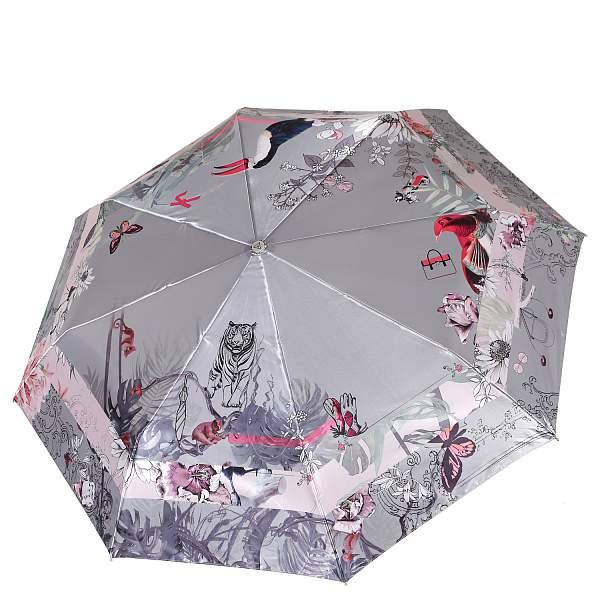 L-20223-3 Зонт жен. Fabretti, облегченный суперавтомат, 3 сложения,сатин Fabretti, Артикул: L-20223-3 фото №1