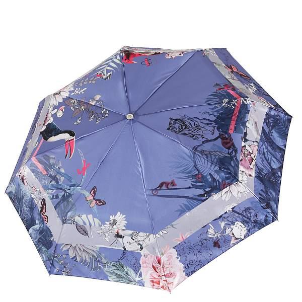 L-20224-8 Зонт жен. Fabretti, облегченный суперавтомат, 3 сложения,сатин Fabretti, Артикул: L-20224-8 фото №1