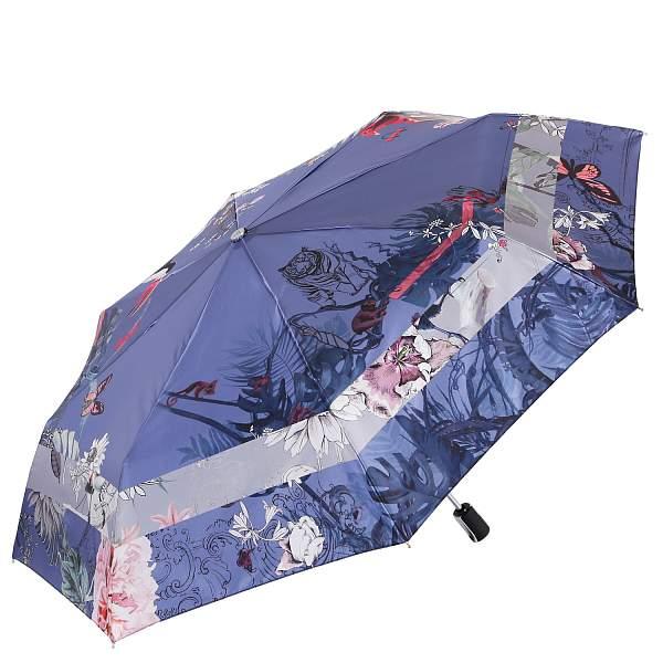 L-20224-8 Зонт жен. Fabretti, облегченный суперавтомат, 3 сложения,сатин Fabretti, Артикул: L-20224-8 фото №1
