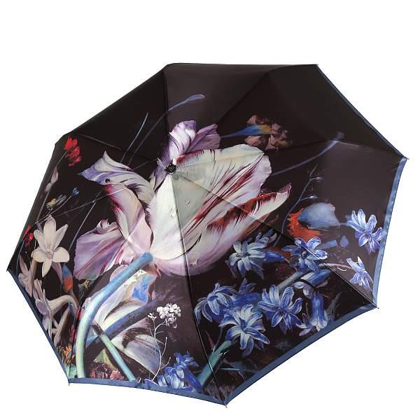 S-20199-2 Зонт жен. Fabretti, автомат, 3 сложения, сатин Fabretti, Артикул: S-20199-2 фото №1