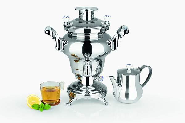 Самовар BEEM модель Odessa, 3 литра, серебристый 07350 Beem, Артикул: 07350 фото №1