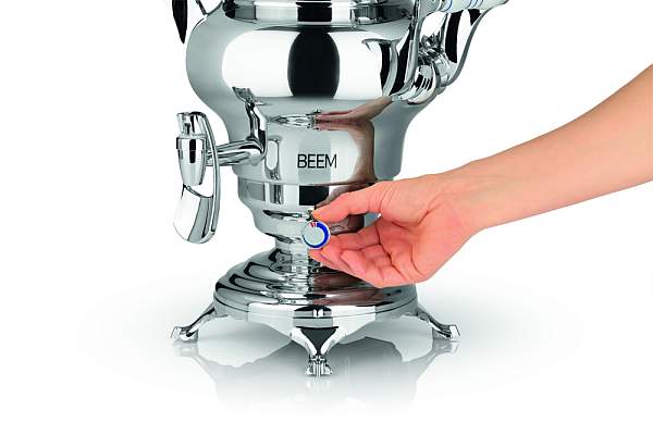 Самовар BEEM модель Odessa, 3 литра, серебристый 07350 Beem, Артикул: 07350 фото №1