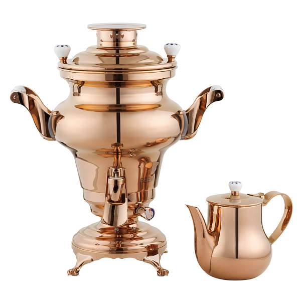 Самовар BEEM модель Rebecca, 5 литров, золотистый 07346 Beem, Артикул: 07346 фото №1