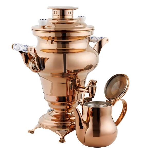 Самовар BEEM модель Rebecca, 5 литров, золотистый 07346 Beem, Артикул: 07346 фото №1