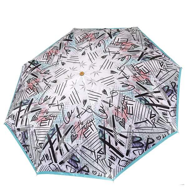 L-20195-3 Зонт жен. Fabretti, облегченный суперавтомат, 3 сложения,сатин Fabretti, Артикул: L-20195-3 фото №1