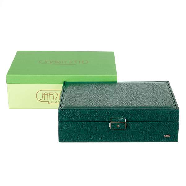 Шкатулка для украшений Jardin D'Ete, цвет зеленый, "змея", 30 х 21,5 х 8,8 см P3768 JARDIN D'ETE, Артикул: P3768 фото №1